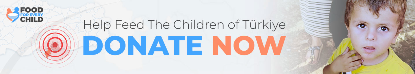 Donate banner for Turkiye Earthquake Victims